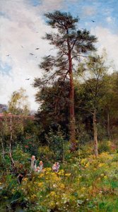 Een hoekje in de tuin van de natuur, 1879