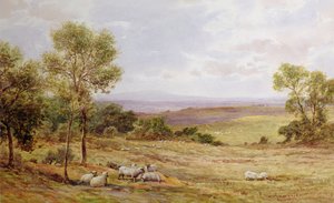 Cumberland heuvels vanaf Wardrew House, Gilston