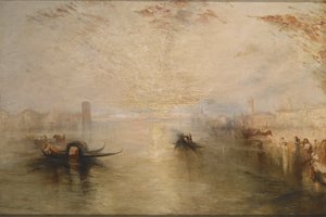 San Benedetto kijkt naar Fusina (naar Turner)