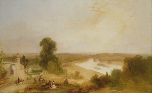Uitzicht op de rivier de Theems vanaf Richmond Hill, 1835