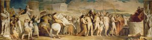 De Kroon van de Overwinnaars in Olympia, derde in de serie De Vooruitgang van de Menselijke Cultuur en Kennis door James Barry