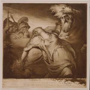 Koning Lear en Cordelia door James Barry
