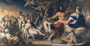 De Geboorte van Pandora door James Barry