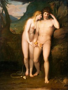 De verzoeking van Adam door James Barry