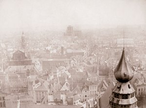 Skyline van Antwerpen, 1898 door James Batkin