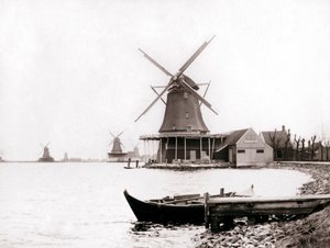 Windmolens, Laandam, Nederland, 1898