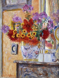 Bloemen in de salon, Chateau de Nanteuil