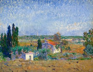 Landschap, 20e eeuw door James Bolivar Manson
