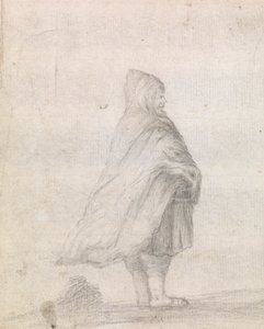 Studie van een man in profiel door James Bruce