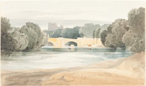 Brug bij Knaresborough, ca. 1802-1804 door James Bulwer