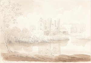 Kasteel Rheban aan de rivier de Barrow, Athy