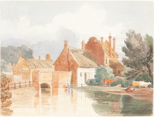 Aan de Bure, nabij Aylsham, Norfolk door James Bulwer