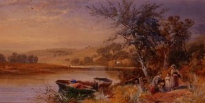 Aan het Meer door James Burrell Smith