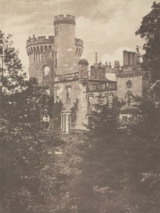 Uitzicht op Tullichewan Kasteel, Glasgow