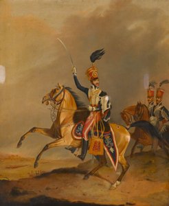 Officier van de 15e Lichte Dragonders (Huzaren) door James Canterbury (attrib. to) Pardon