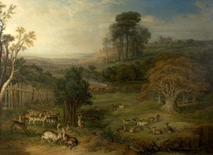 Een Dauwachtige Ochtend (Het Duel van de Herten), 1849