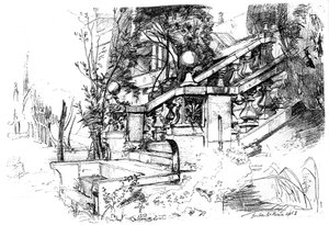 De tuin bij Rome, 1848 ca. 1880-1882 door James Clarke Hook