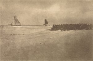 Aan een Nederlandse kust door James Craig Annan