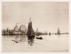 Havenscène, 1884