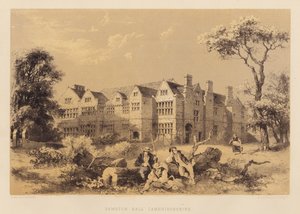 Sawston Hall, Cambridgeshire door James Dafforne
