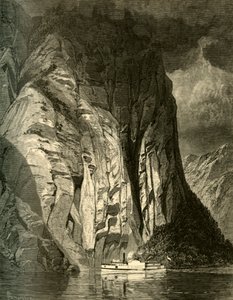 Onder Trinity Rock, Saguenay, 1874