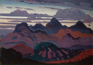 De Moelwyns vanuit Llan Ffestiniog door James Dickson Innes