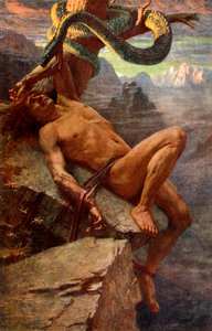 De straf van Loke, 1912 door James Doyle Penrose