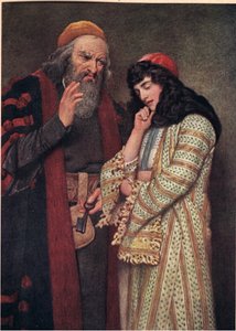 Shylock en Jessica, illustratie uit 