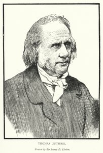 Thomas Guthrie (gravure) door James Dromgole Linton