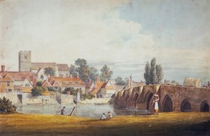 Aylesford, nabij Maidstone, Kent door James Duffield Harding