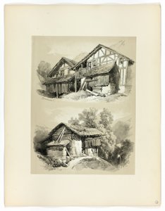 Brunnen, uit Picturesque Selections door James Duffield Harding