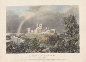 Kathedraal in Cashel door James Duffield Harding