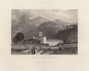 Klooster van Vallombrosa door James Duffield Harding
