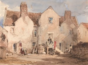 Vissershuizen bij Sculcoats nabij Hull, Yorkshire