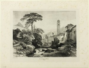 Le Casset; Vallee du Monetier door James Duffield Harding