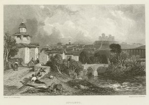 Spoleto door James Duffield Harding