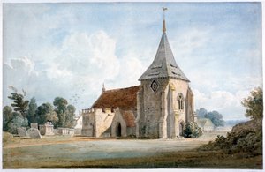 Thirnham Kerk, nabij Maidstone, Kent, 19e eeuw door James Duffield Harding
