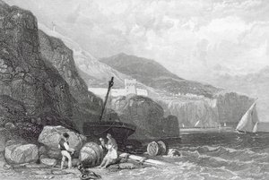Vico, Baai van Napels, Italië door James Duffield Harding