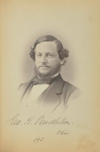 George H. Pendleton door James Earle McClees