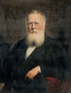 Portret van Thomas Phillips, 1876 door James Edgell Collins