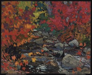 Herfstbladeren, Batchewana, Algoma door James Edward Hervey Macdonald