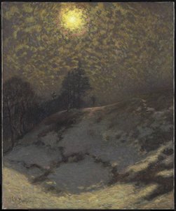Vroege avond, winter, 1912 door James Edward Hervey Macdonald