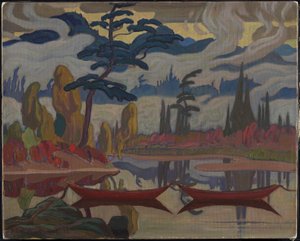 Mistfantasie, Noordland, 1922 door James Edward Hervey Macdonald