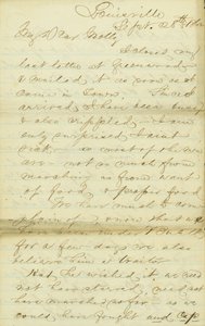 Brief van James E. Love, Louisville, aan Molly, 28-30 september 1862