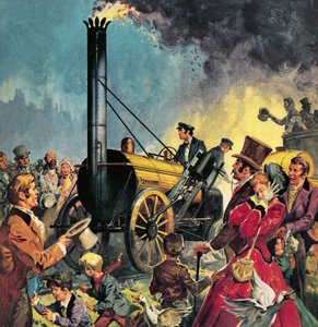 De raket van George Stephenson door James Edwin McConnell