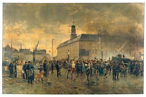 Belgische Emigranten door James Ensor
