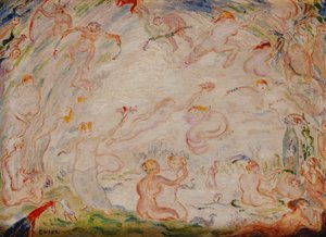 Gebaren van Nimfen door James Ensor