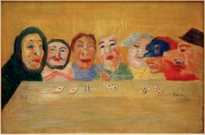 Kaartspelende maskers