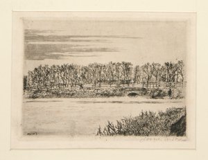Le pont du bois à Ostende