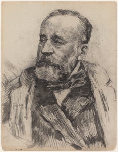 Portret van een man door James Ensor